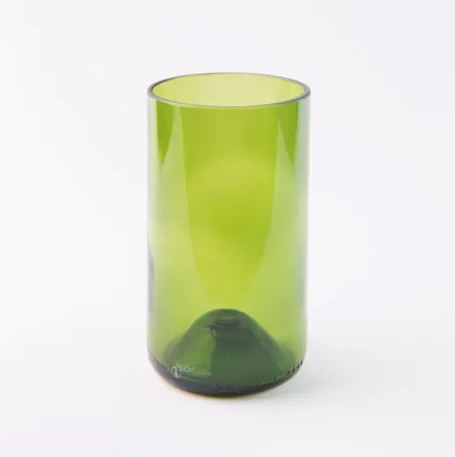 Upcycling-Cocktailglas aus Weinflasche – Transparent oder Braun von Plates et Culotées