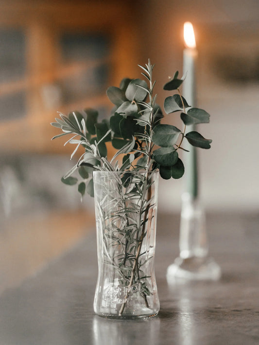 Aperol Vase von MaBe - handgefertigtes Glasobjekt aus der 0,7-Liter-Flasche