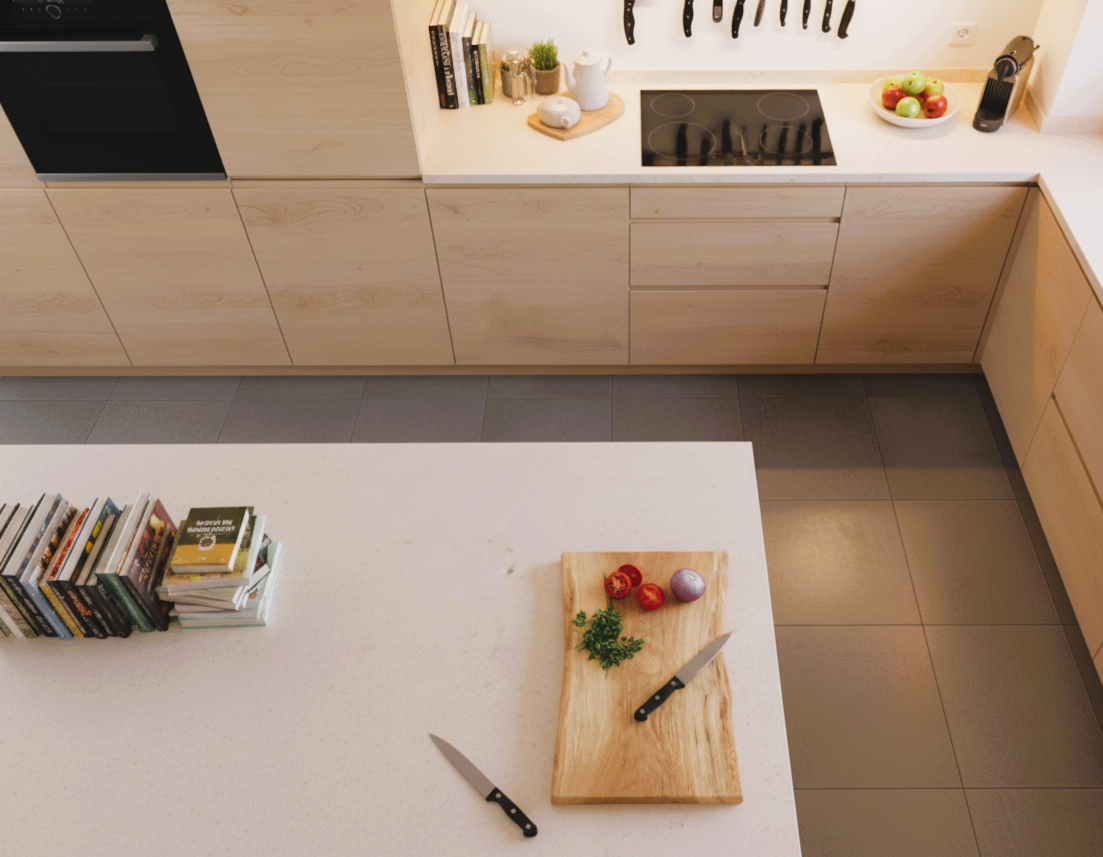 Schneidebrett aus massiver Eiche mit Naturkante – rustikal, edel, einzigartig