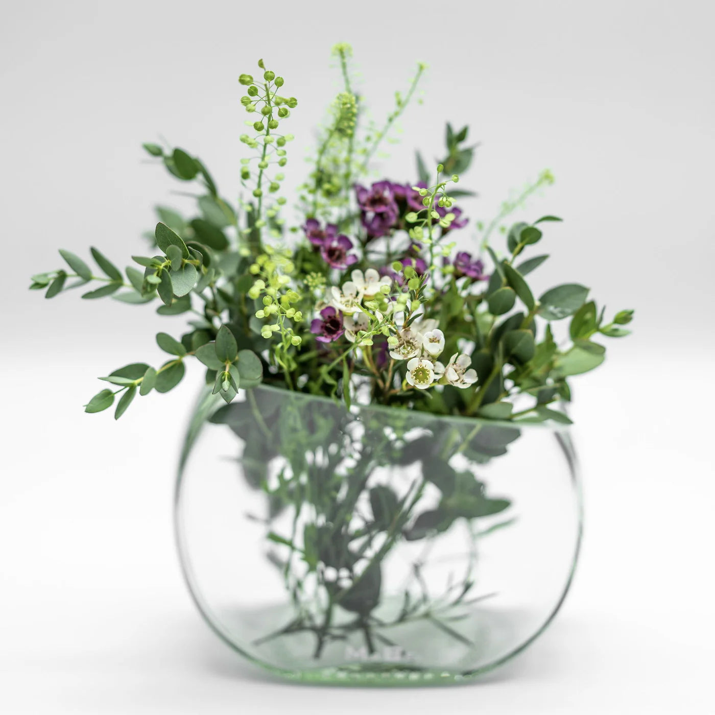 Danish Design Vase von MaBe - handgefertigtes Upcycling-Objekt aus dem Bocksbeutel