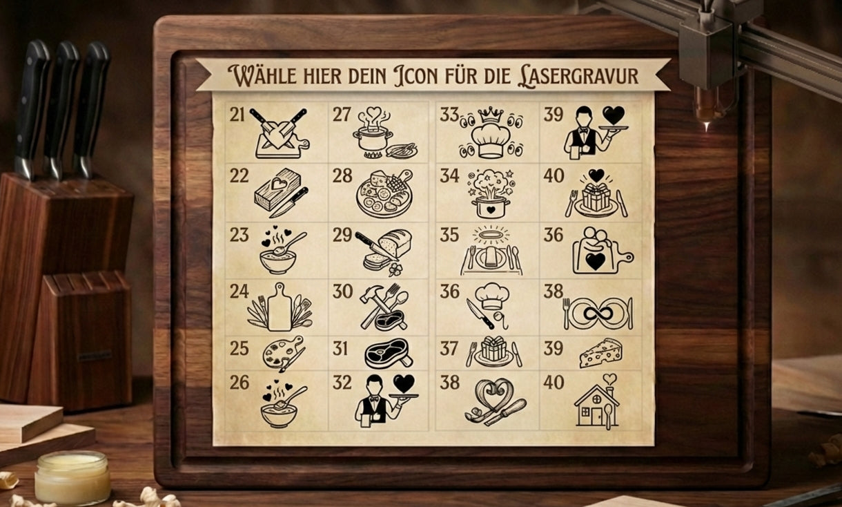 Schneidebrett aus massiver Eiche mit Naturkante – rustikal, edel, einzigartig