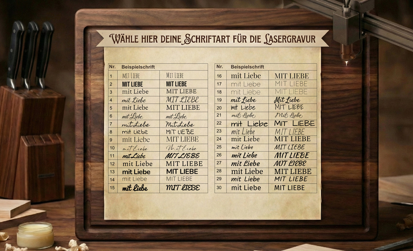 Schneidebrett aus massiver Eiche mit Naturkante – rustikal, edel, einzigartig